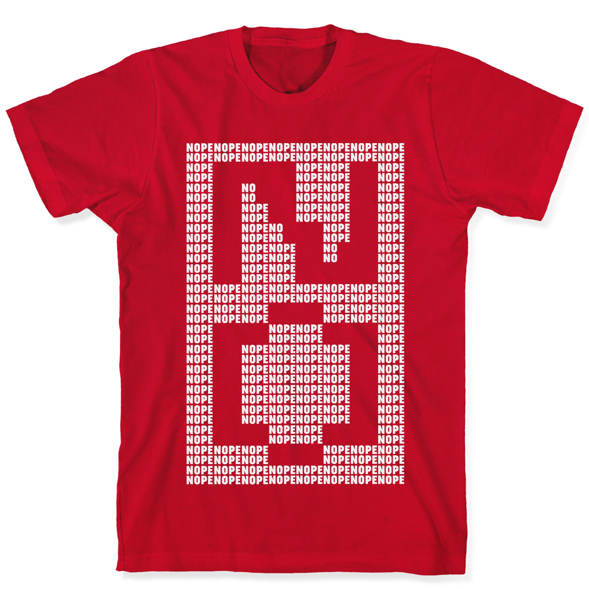 Nope Ascii Art T-Shirt
